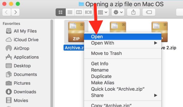 zip for mac os x free download